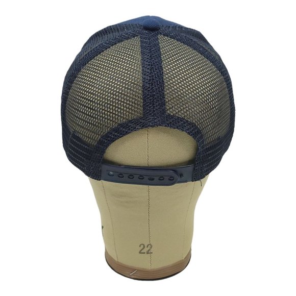 Keep America Great Mesh Snapback Cap Trucker Baseball Hat Trump 2020 Flag Blue - Picture 4 of 12